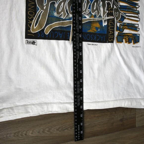 Jacksonville Jaguars Magic‎ Johnson T's VTG 1994 XXL White Single Stitch T-Shirt - Picture 11 of 12